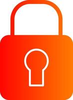 Padlock Colorful Icon vector
