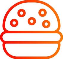 Burger Colorful Icon vector