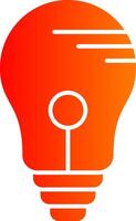 Bulb Colorful Icon vector
