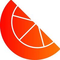 Orange Slice Colorful Icon vector