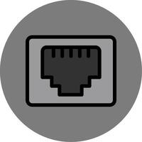 Rj Colorful Icon vector