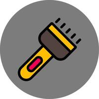 Flash Light Colorful Icon vector