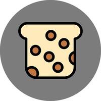 Bread Colorful Icon vector