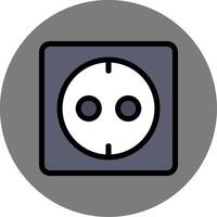Socket Colorful Icon vector