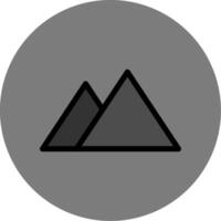 Terrain Colorful Icon vector