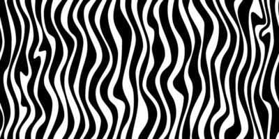 Seamless Pattern Curved Striped Wave Background. vector