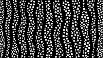 Dots Wave Background. Circles Curvy Pattern vector