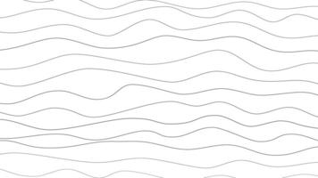 Striped Calm Wave Background. Psychedelic Line Art vector