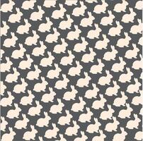 A pattern with rabbits on it vector