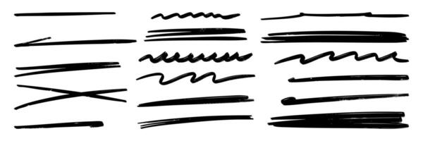 Doodle sketch style of highlighting elements cartoon hand drawn illustration for concept design. vector