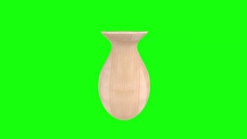 Wooden vase crafting tutorial for beginners in a bright studio video
