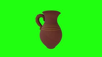 Crafting a traditional clay pot in a vibrant workshop environment video
