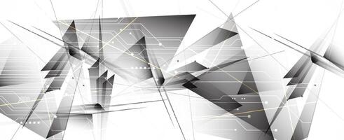abstract geometric background with lines and triangles vector
