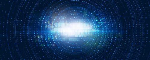 abstract background with blue light and dots vector