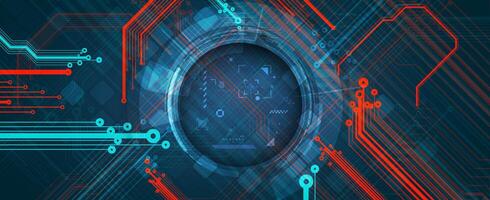 the background of a futuristic technology vector