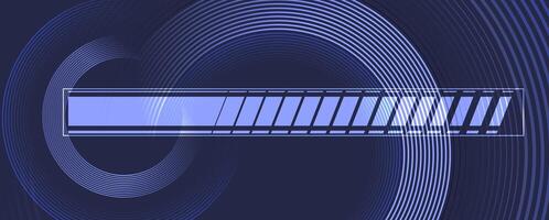 a blue background with a circular design vector