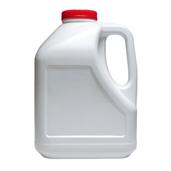 branco plástico recipiente com uma vermelho tampa em transparente fundo png