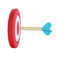 3D Visualization of Red Target Bold and Dynamic png