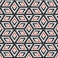 geometric retro color seamless pattern vector
