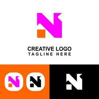 Modern initial N design for product. Simple concept suitable for attracting customers. vector
