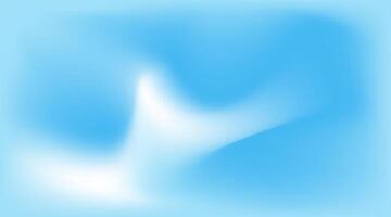 Aesthetic blue and white sky background. Summer season blue pastel colored banner. Blurred sky gradient background. Simple soft light backdrop. Gradient template design vector