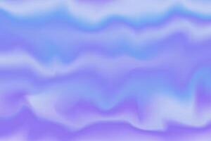 Calm Blue and Purple Holographic Gradient with Soft Waves vector
