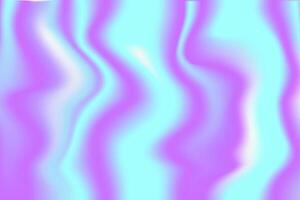 Abstract Holographic Wave Pattern Vibrant Cyan and Magenta Fluid Gradient Background vector