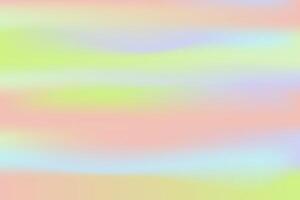 Soft Pastel Rainbow Flow Gentle Spring Gradient with Peach and Mint Horizontal Wave Pattern vector