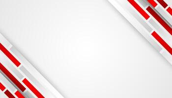 Red white modern abstract background design vector