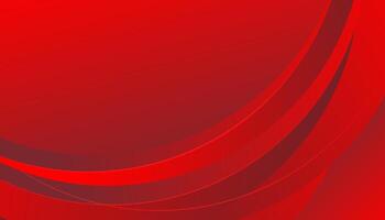Abstract Red Background with Curved Lines vector