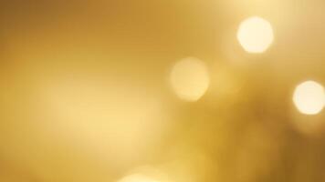 Soft golden bokeh background with a subtle glowing and elegant festive ambiance photo