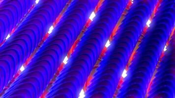Abstract Futuristic Movement Geometric Lines And Shapes. video