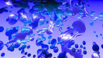 Abstract Background Animation In The Form Of Liquid Metal 03. 4 K video