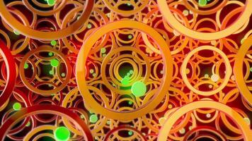 Background Floating Rotation of 3D Objects 02. 4K video