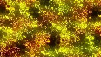 Abstract Rotating Multicolored Background Of Chaotic Hexagons 03. 4 K video