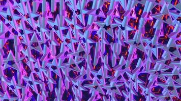 Abstract Floating Animated 3D Objects Rotating in zero gravity. video