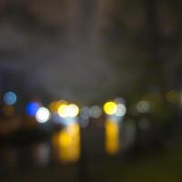 Bokeh lights. Festive background overlay. photo