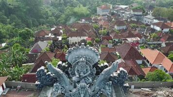 A statue of a ganesh on top of a building video