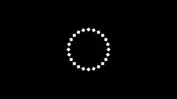 Rotation graphic shape burst of movement, transparent background video