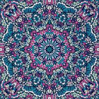 Colorful mandala creating stunning visual harmony with intricate patterns vector