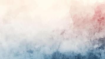Abstract horizontal watercolor background. Brush stroked painting in brown red blue pastel color. watercolour Hand drawn backdrop vector