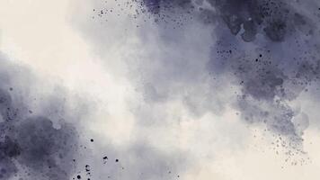 Abstract horizontal watercolor background with Hand drawn texture. blue brown Brush stroked painting color vector