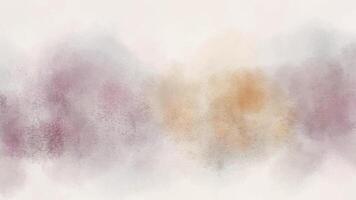 Abstract horizontal background watercolor style pink brown color. Hand drawn texture. Brush stroked painting pastel color watercolour vector