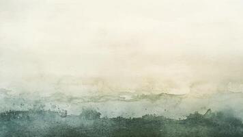 Abstract horizontal watercolor background design. Hand drawn wallpaper texture. beige green brown colored backdrop vector