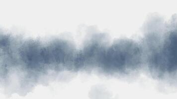 Abstract horizontal watercolor background. Brush stroked painting pastel blue cloud color watercolour backdrop. Hand drawn texture. vector