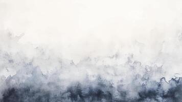 Hand drawn abstract horizontal watercolor background. texture backdrop in grey purple color. Brush stroked painting pastel color watercolour vector