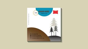 Tourism Promotion Template Design vector
