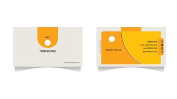 Business Card design for Financial Institution vector