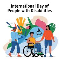 Unity in Diversity Celebrating the International Day of People with Disabilities vector