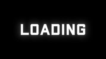 LOADING glitch effect, LOADING glitch banner video
